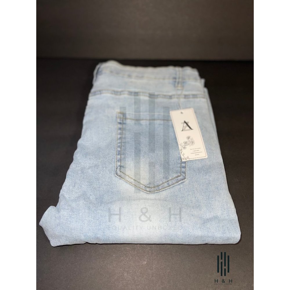 Stretch Blue Jeans